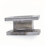 Custom T3 to T4 Turbo Flange Adapter welded from 304 stainless steel for heavy duty turbocharger applications