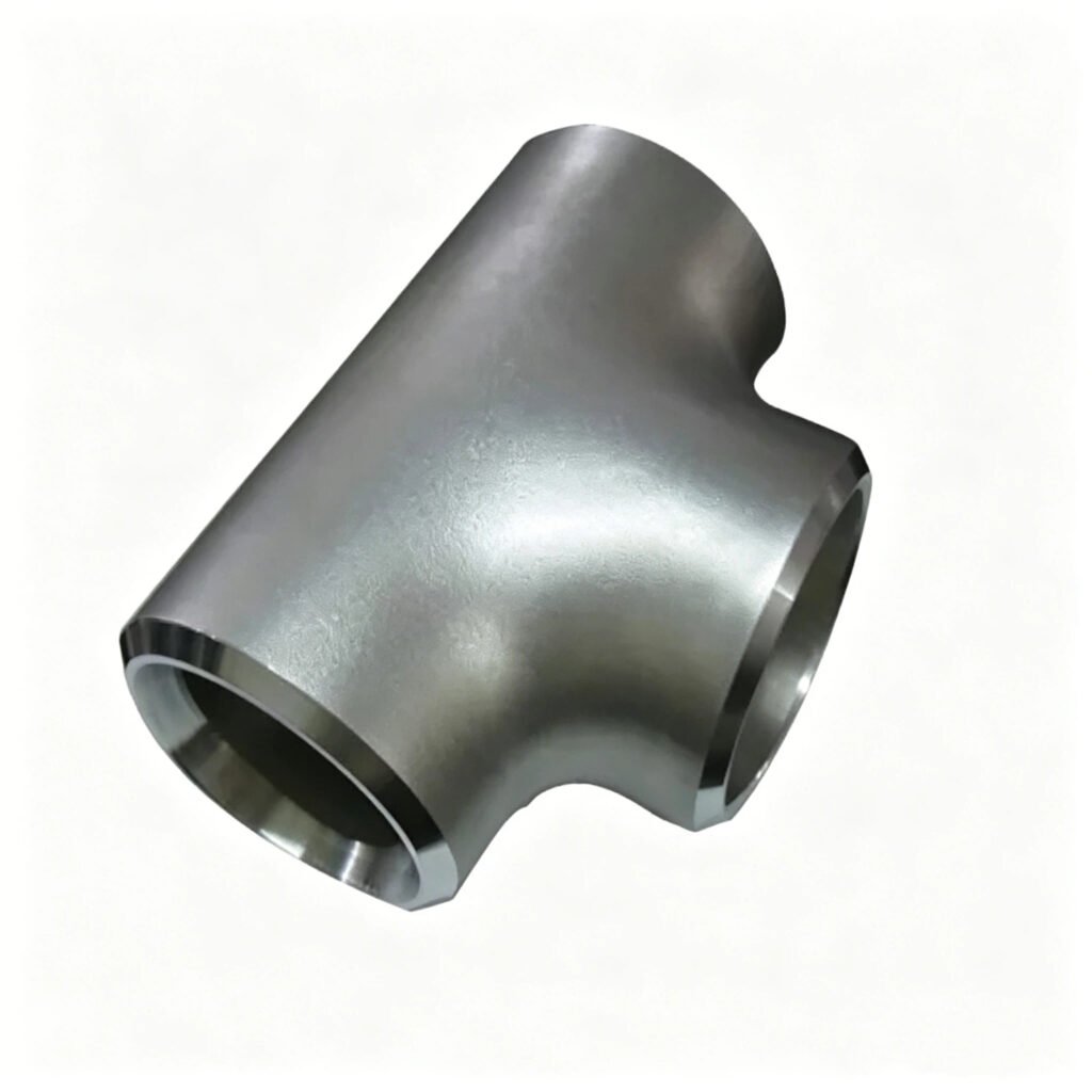 Tee Cap with welded construction for leak proof hydraulic manifold end blocking