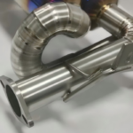 Custom Titanium Cat Back Exhaust fabricated for lightweight performance and high temperature resistance