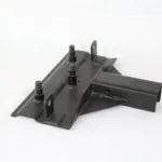 Trailer hitch mounting plate for 2-inch receivers, heavy-duty steel