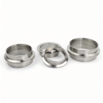 CNC-gefrästes V-Band-Flansch-Set aus 304-Edelstahl für präzise Auspuffverbindungsanwendungen