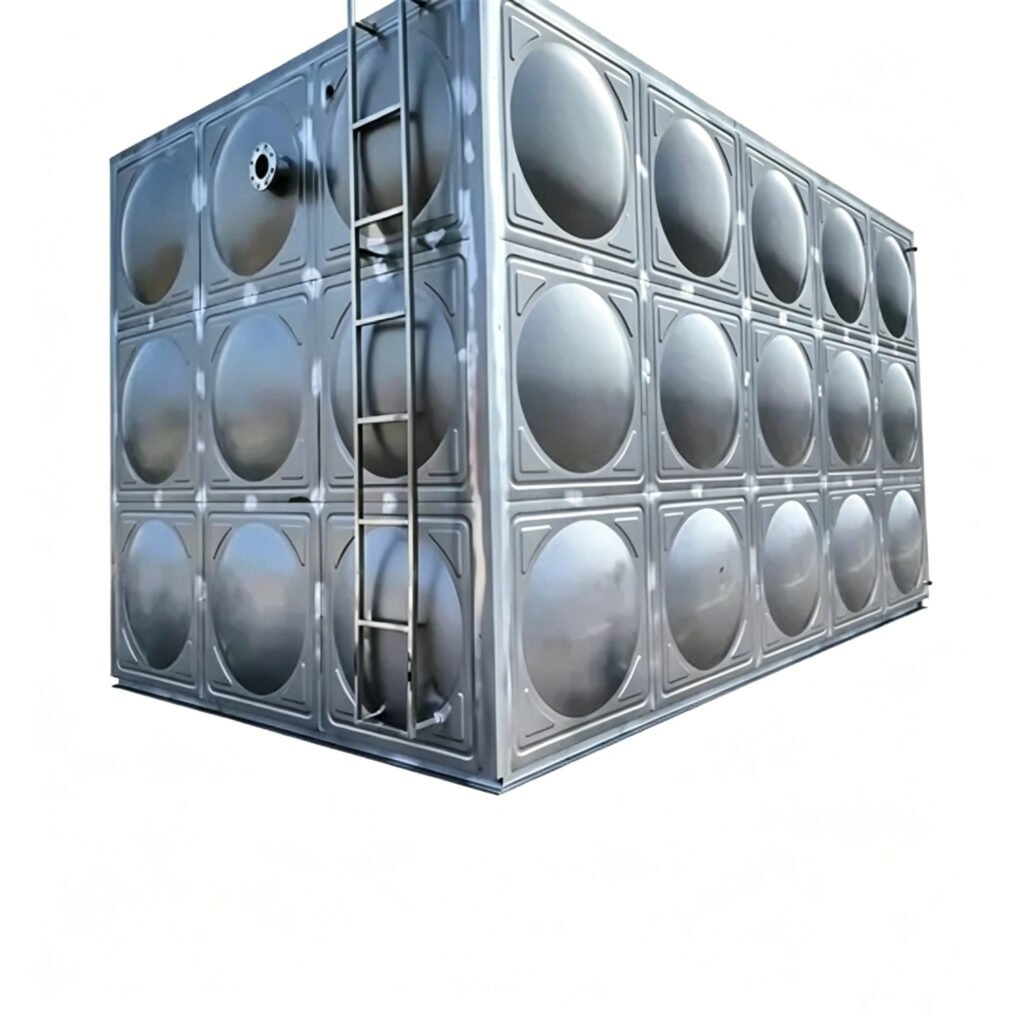 Welded Steel water tank stainless tank equipped with side ladder