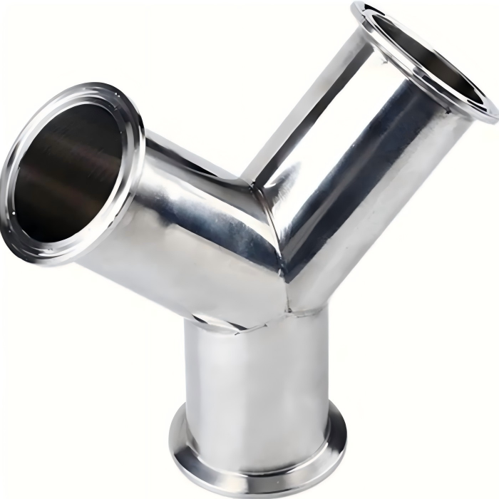 Industrial Welded Tee Fittings with TIG welded 304 stainless steel construction