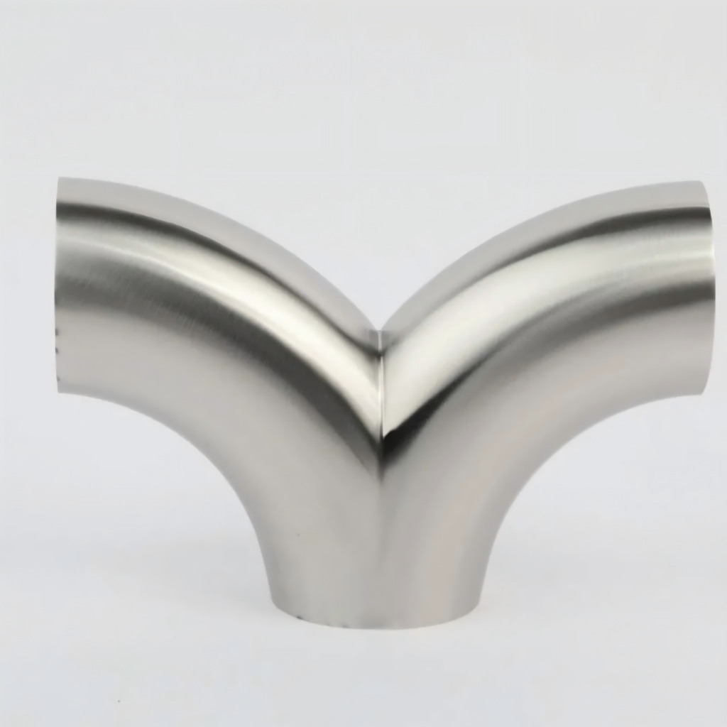 Weld Y type tee pipe fitting part