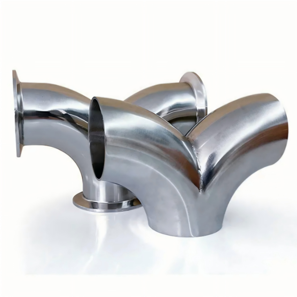 Stainless steel Y tee pipe fitting