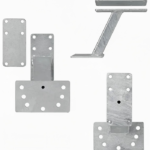 Z Bracket galvanized metal wheel mounting support stamping parts