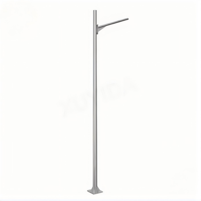 3 Inch Aluminum Light pole with TIG welding service and custom length for street and parking lot lighting