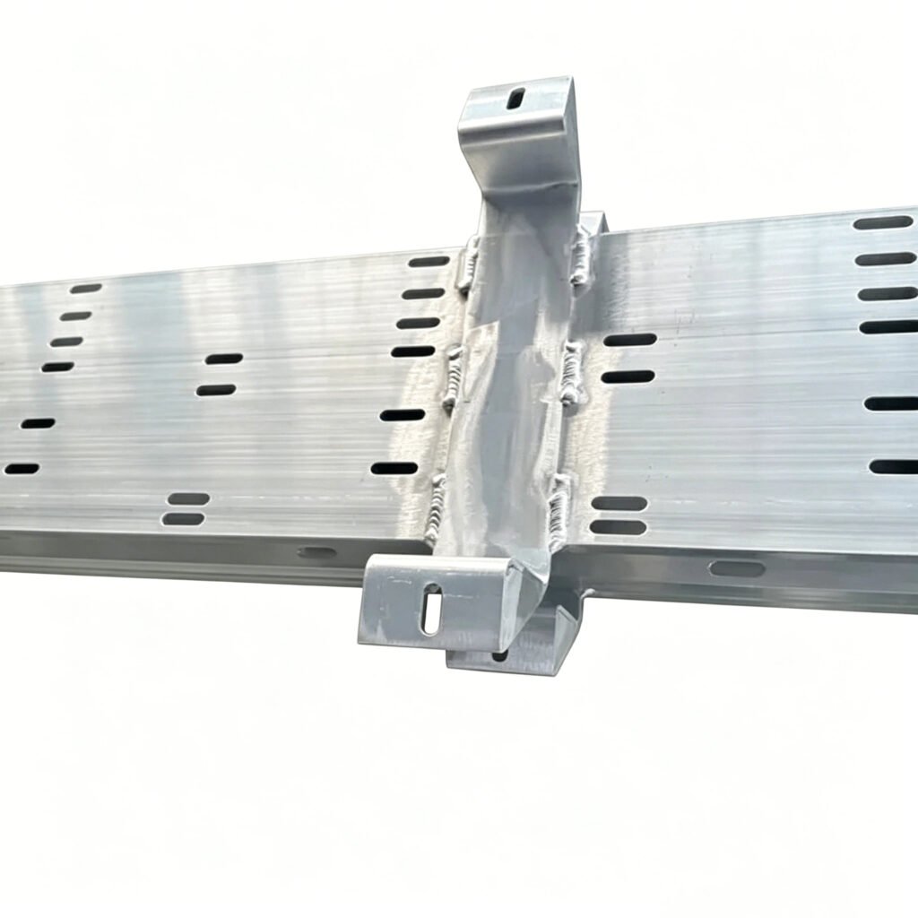 Industrial grade aluminium frame for machinery support and modular assembly systems