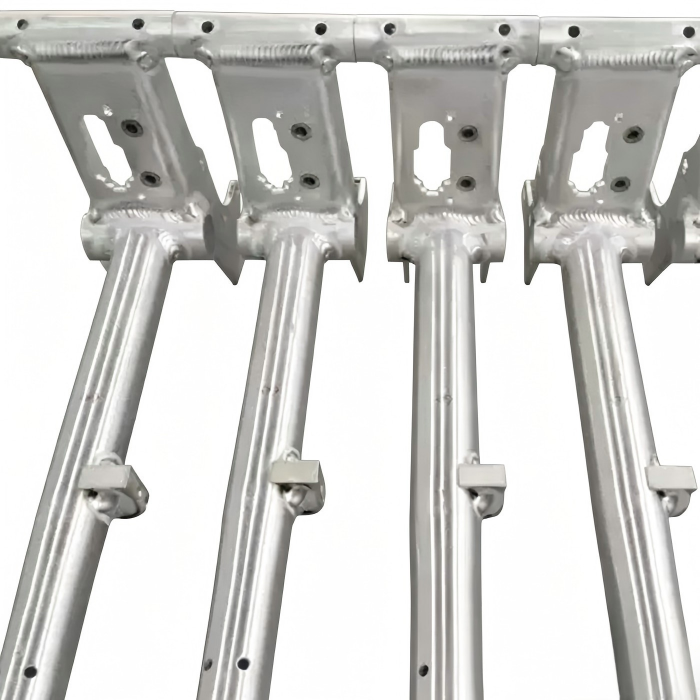 Lightweight aluminium frame designed for aerospace and transportation structural components