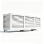 Lightweight aluminum AC vent covers for ceiling and wall mounted HVAC applications