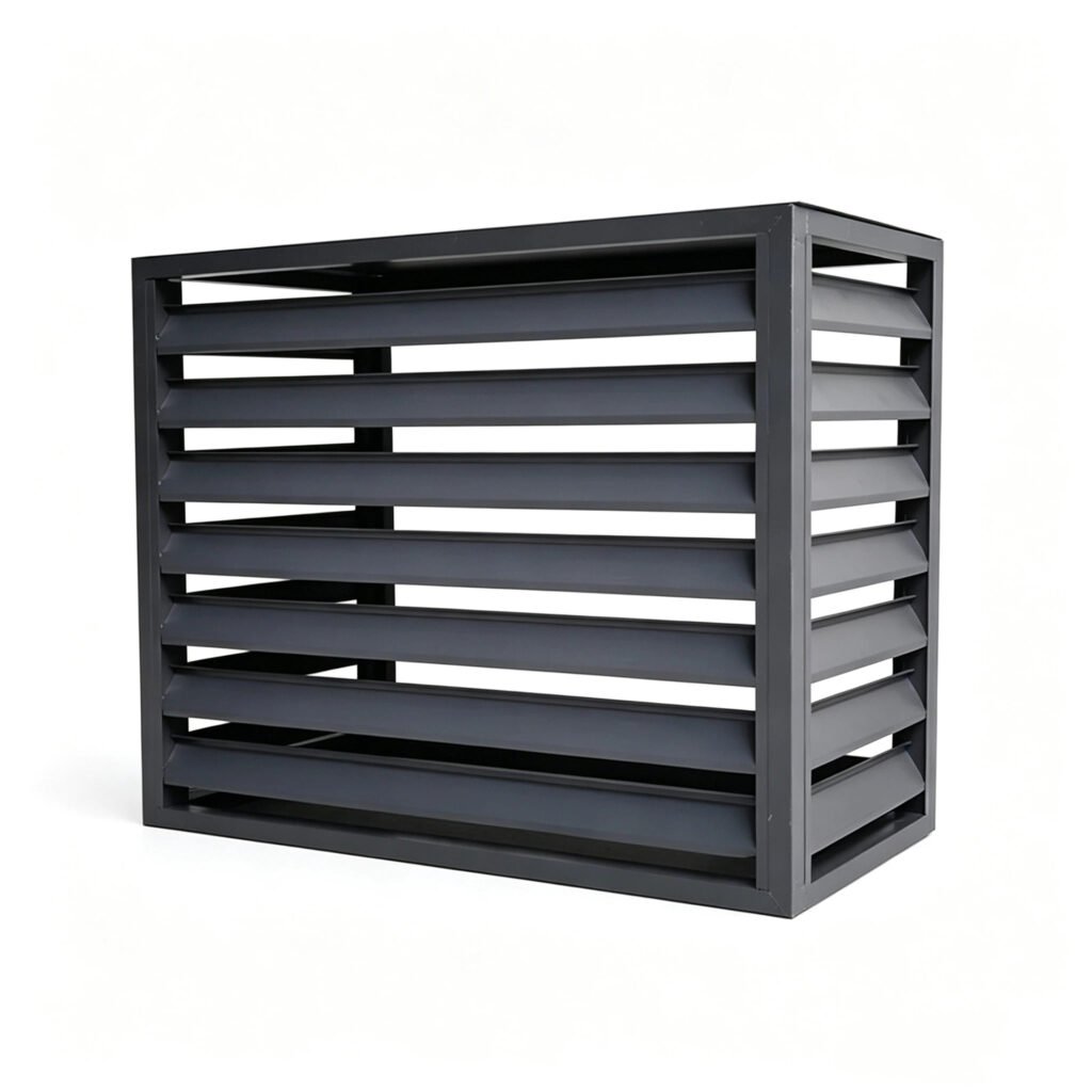 Custom aluminum air conditioner cover for residential and commercial outdoor AC units