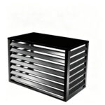 Lightweight aluminum air conditioner cover designed for weather resistant HVAC system protection