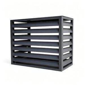 Custom aluminum air conditioner cover for residential and commercial outdoor AC units