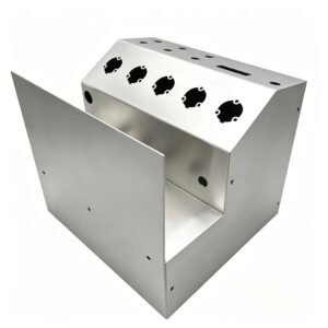 Lightweight aluminum box enclosure with corrosion resistant surface