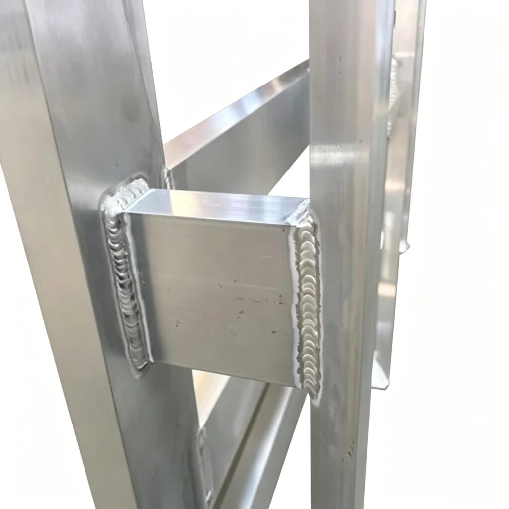 palette en aluminium légère comparée à une palette en bois pour l'industrie alimentaire