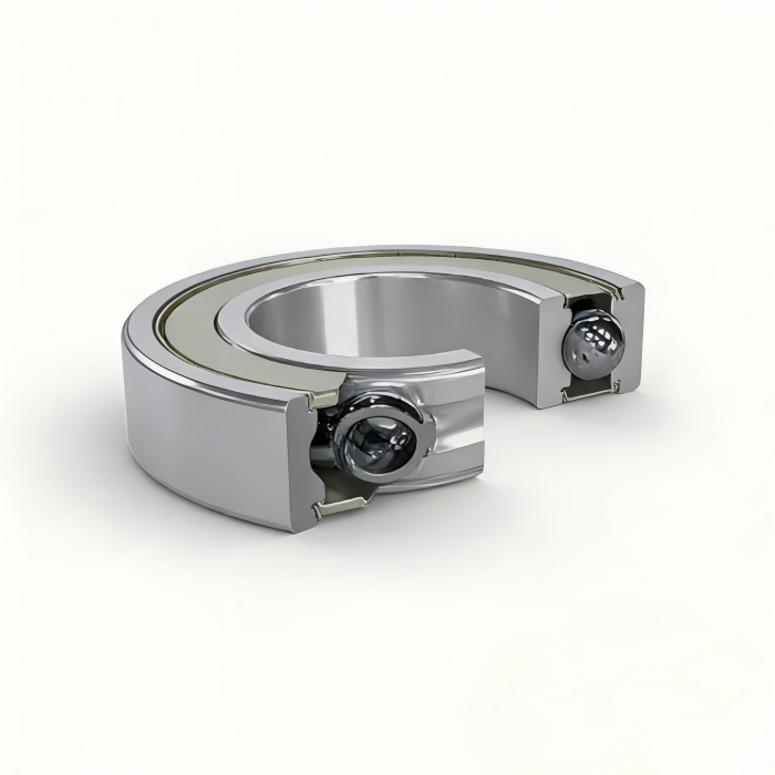 Ball Race Bearing 2 inch OD made from 440C stainless steel for high precision angular contact applications