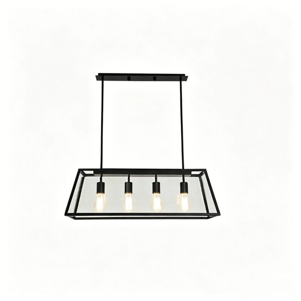 suspended cage pendant lighting