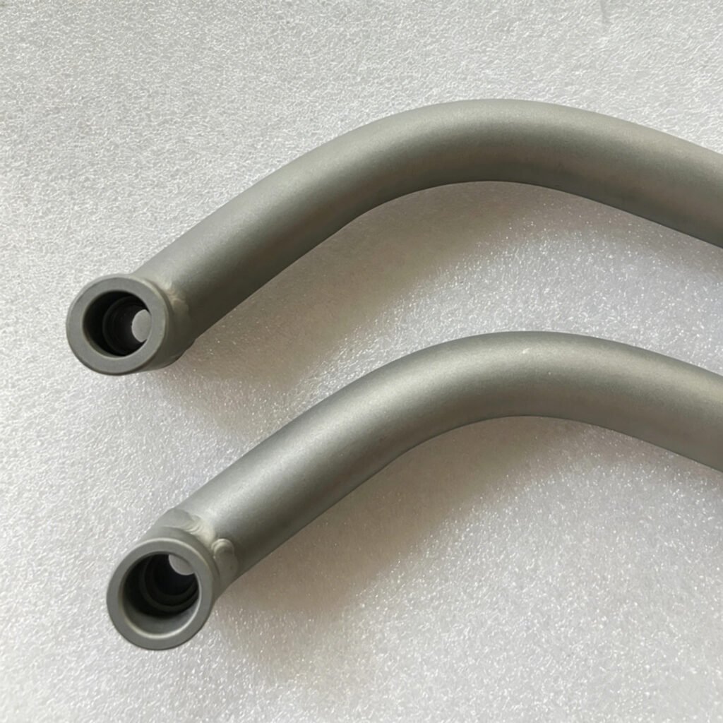 CNC machined Titanium Welding Pipe with TIG welded construction