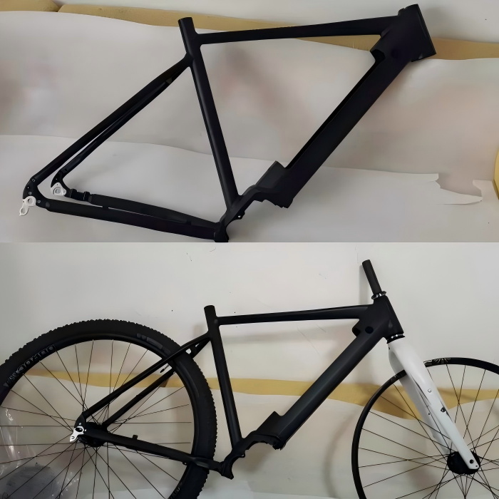 Professional bicycle frame welding with TIG torch and filler rod, focusing on precision heat control