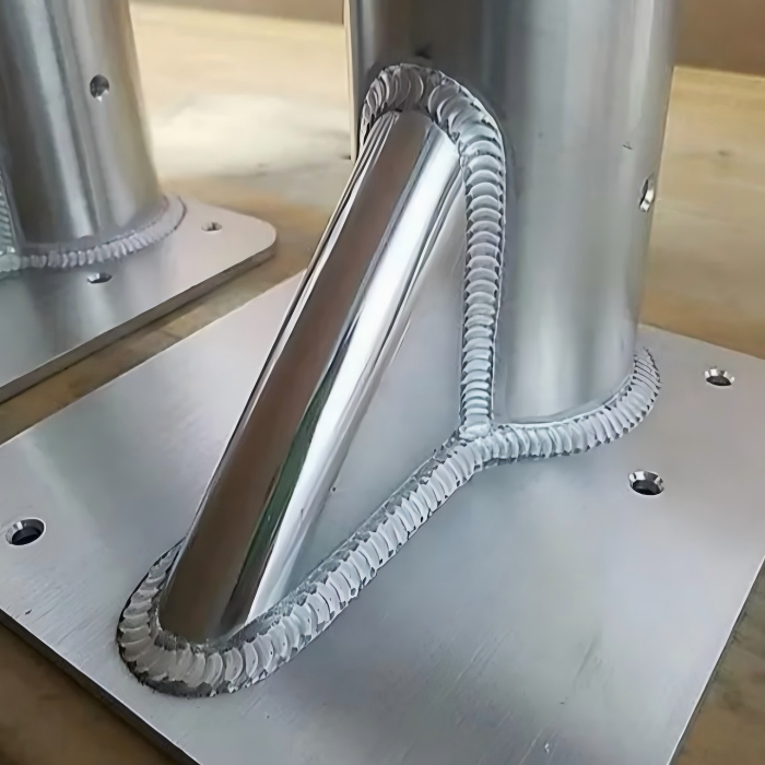 Proceso personalizado de soldadura de aluminio con MIG para láminas delgadas de aluminio y ensamblajes soldados duraderos