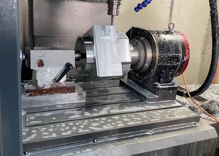 4 Axis CNC Machining Metal Parts