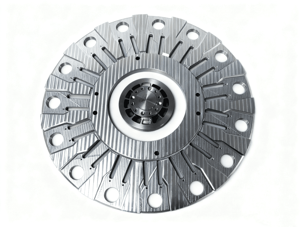 Custom 5-Axis CNC Machined High-Precision Aluminum Circular Manifold Disc | Industrial Flow Control Component - CNC Millin...