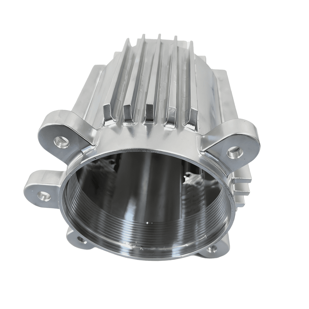 Semiconductor Equipment Components Custom Die Cast Aluminum Heatsink Housing | CNC Machined Electronic Motor Enclosure - C...