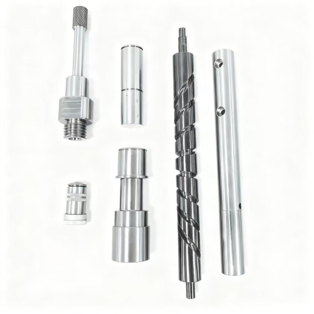 CNC Turned & Milled Precision Steel Shafts & Screw Components | Industr...