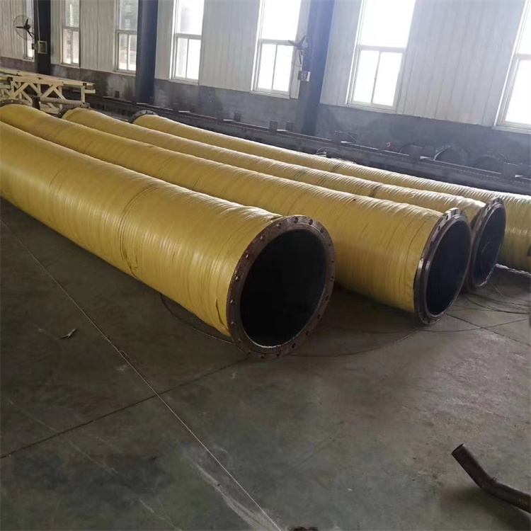 Heavy‑duty steel wire braided hydraulic hose with flange end connections