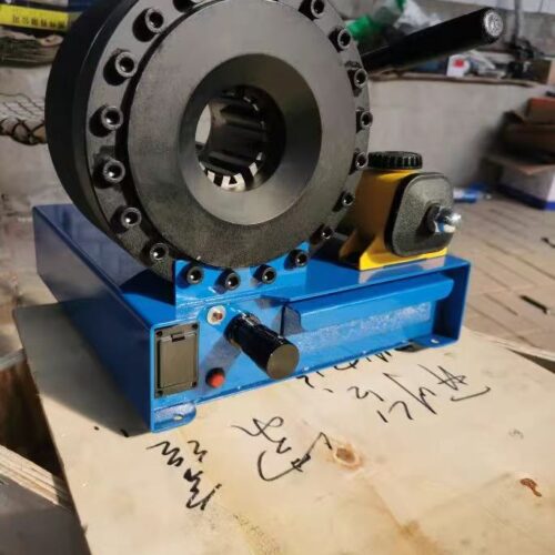 On‑site service portable hose crimping tool for rubber and metal hoses