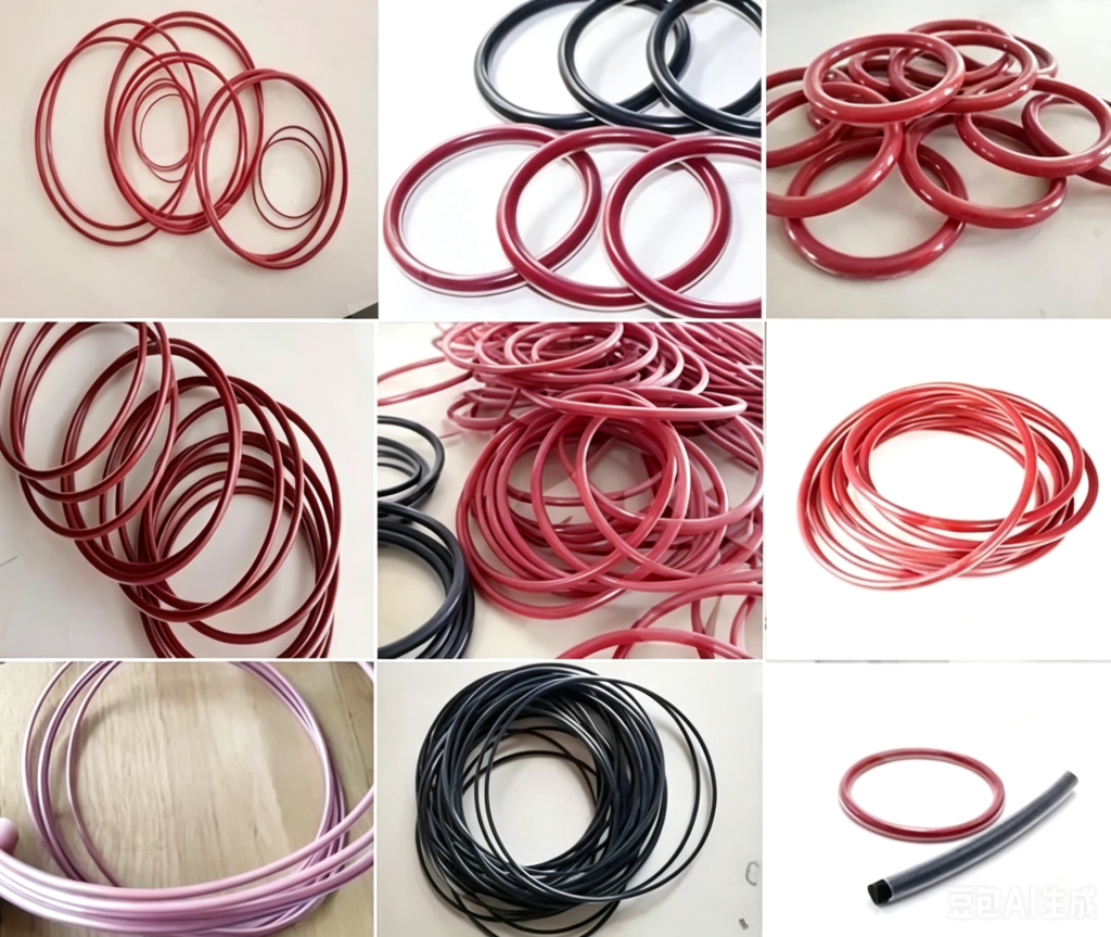 Custom PTFE FEP covered O ring FKM core corrosion resistant industrial seal