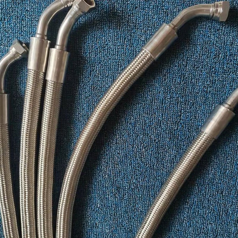 316 corrugated stainless steel flexible hose for hydraulic fluid transfer