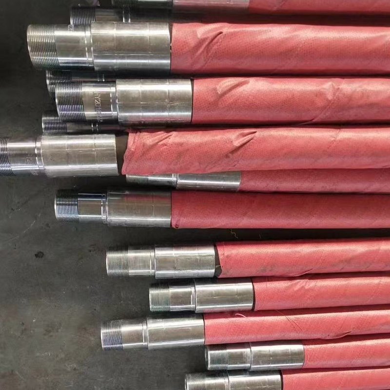 Mine‑use large diameter hydraulic rubber hose flange assembly stoc
