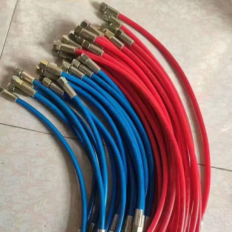 nylon resin hose, steel wire fiber reinforced high pressure flexible industrial tubing