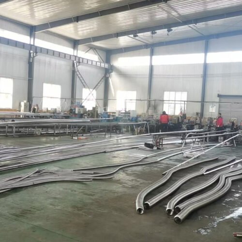 Stainless steel braided hose with factory fitted ends for industrial fluid delivery projects