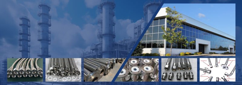 High pressure corrosion proof large diameter metal hose for factory piping system