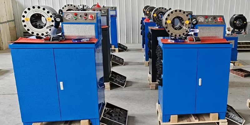 Heavy‑duty hydraulic hose pressing machine for factory mass production
