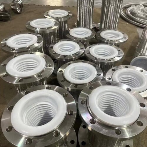 304  316 PTFE Lined Stainless Steel Hose (Flange Type) - Stainless Steel Metal Hose - peleflex.com