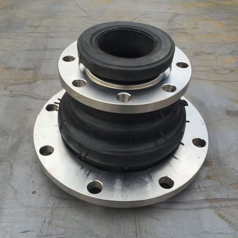 Anti‑vibration flexible rubber expansion joint pipe connector