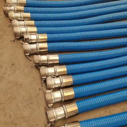 Heavy‑duty anti‑static composite transfer hose for chemical plan