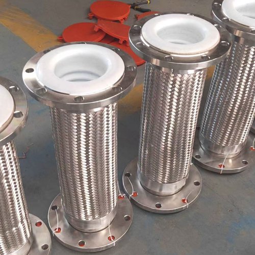 Anti‑corrosion PTFE lined stainless steel metal hose DN8‑DN200