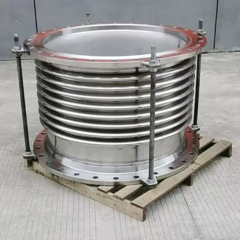 PTFE‑lined flanged expansion joint stainless steel pipeline compensator for chemical media