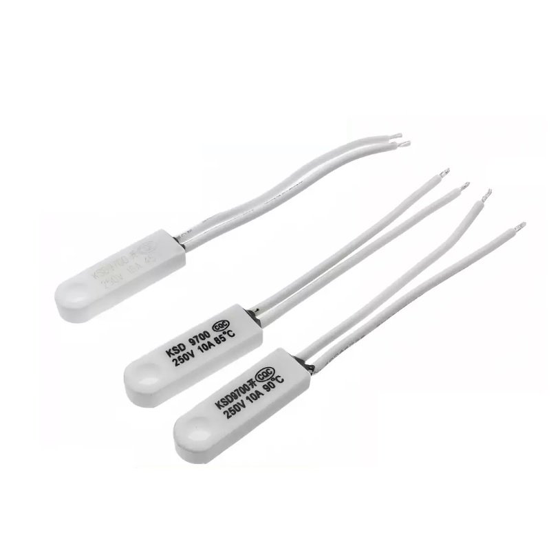 KSD9700 Customizable temperature switch；Ceramic temperature switch with lead wire - KSD9700 Lead-wire Temperature Contro...