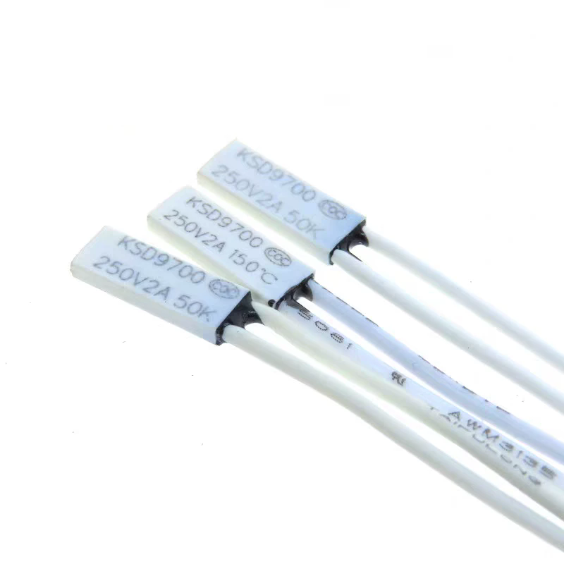 KSD9700/TB02  250V 2A Small-sized ceramic temperature switch - KSD9700 Lead-wire Temperature Control Switch - infeimi.com