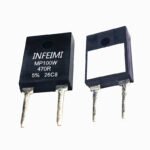 MP100W  Ceramic non-inductive thick film resistor - MP100W High-power Non-inductive Resistors - infeimi.com