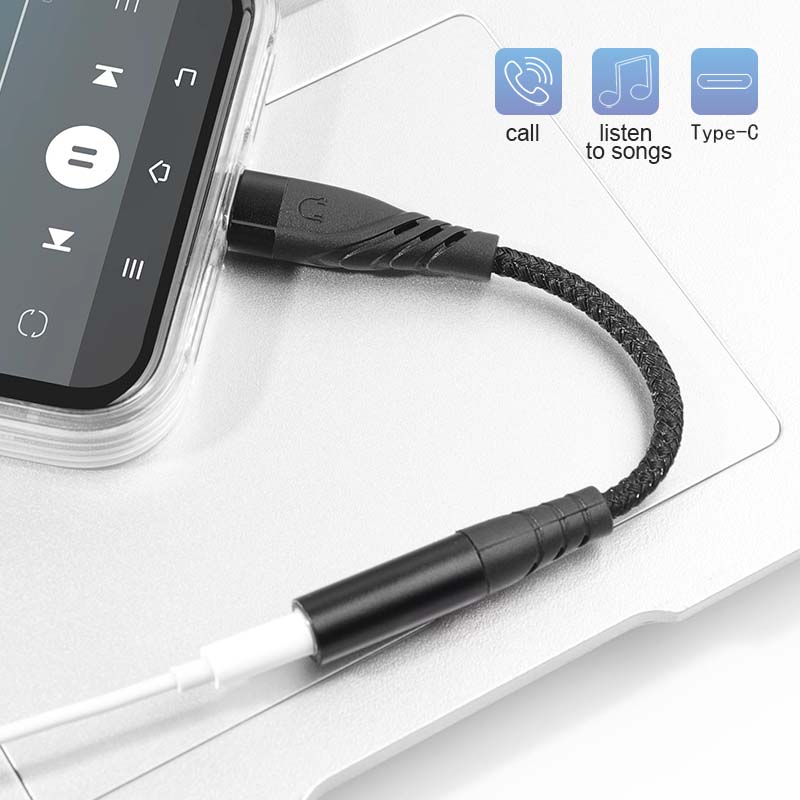 Type-C to 3.5mm Female Earphone Adapter Cable - Audio Cable or Adapter - flitop.net