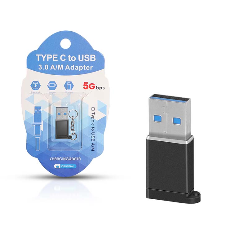 Type-C to USB-A Male Adapter (USB 3.0) - OTG or Charging Adapter - flitop.net