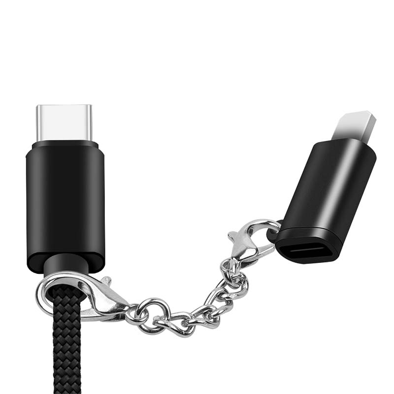 Type-C-vrouwelijk naar Lightning-mannelijk adapter met ondersteuning voor PD-opladen voor iPhone</t...