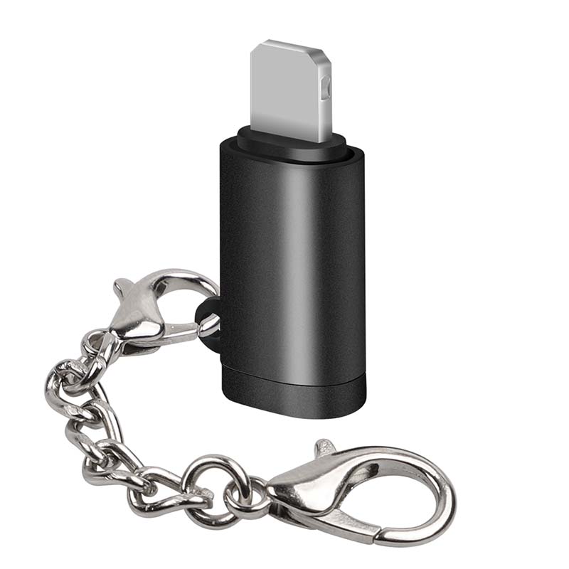 Type-C-vrouwelijk naar Lightning-mannelijk adapter met ondersteuning voor PD-opladen voor iPhone</t...