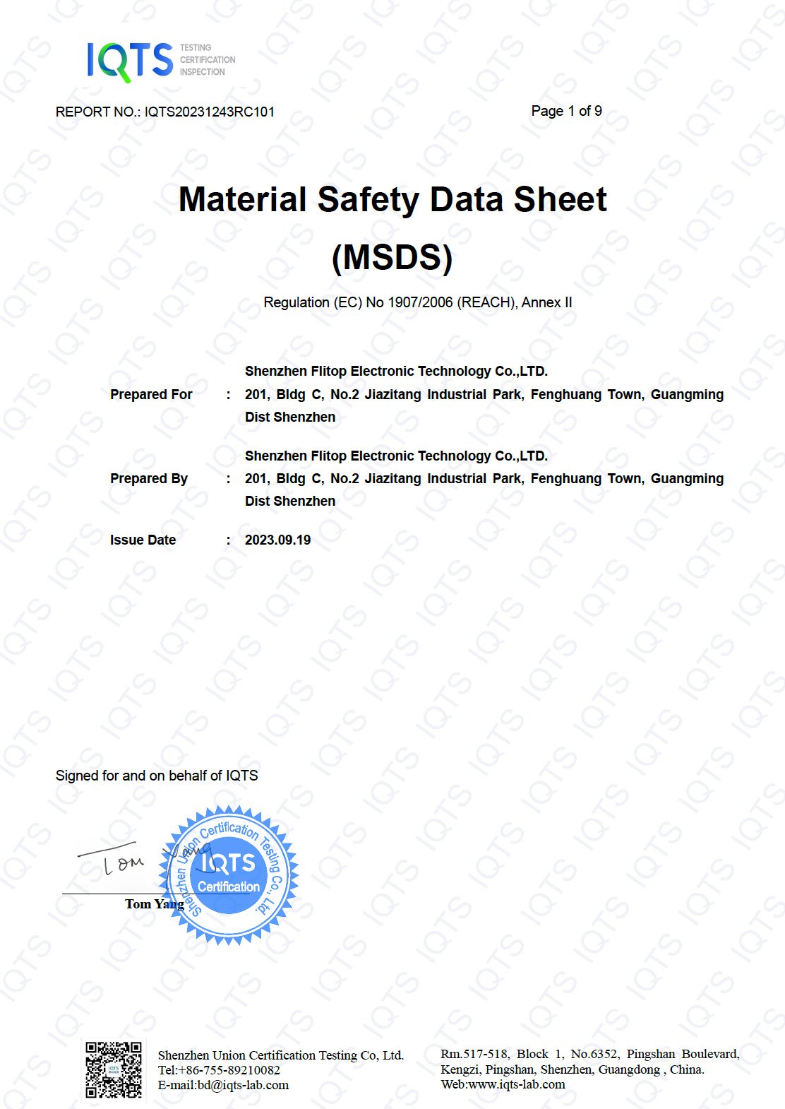 MSDS-01